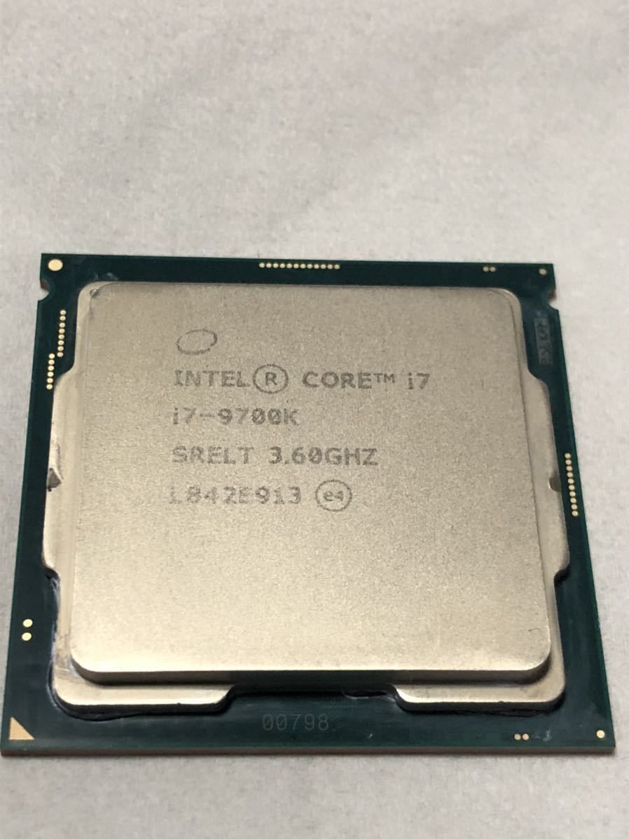 Intel Core i7 9700k 動作品 - 1
