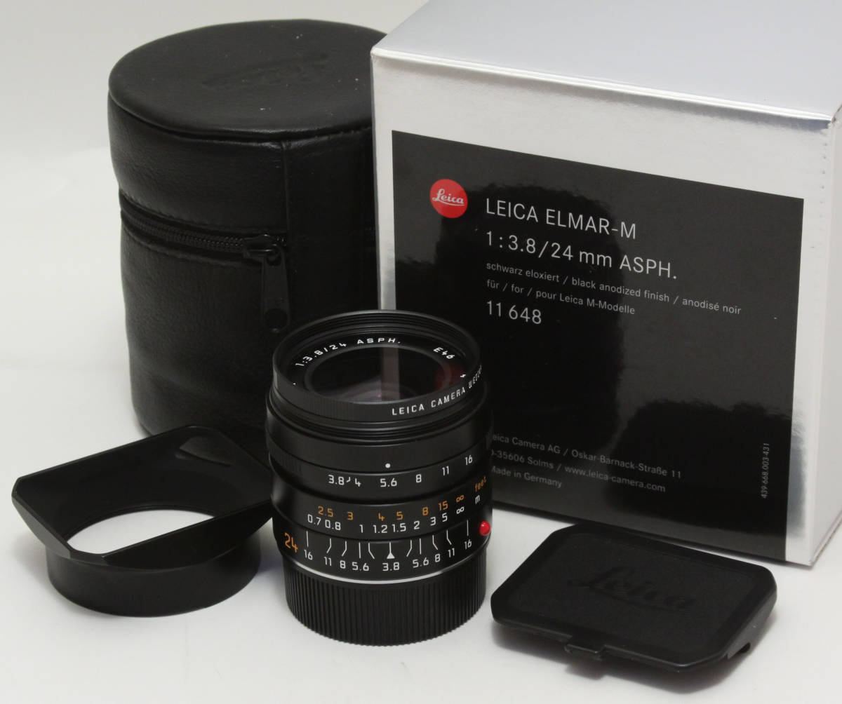 ★新品級！ Leica (ライカ) エルマー M24mm F3.8 ASPH. (oc12a2120)_画像1