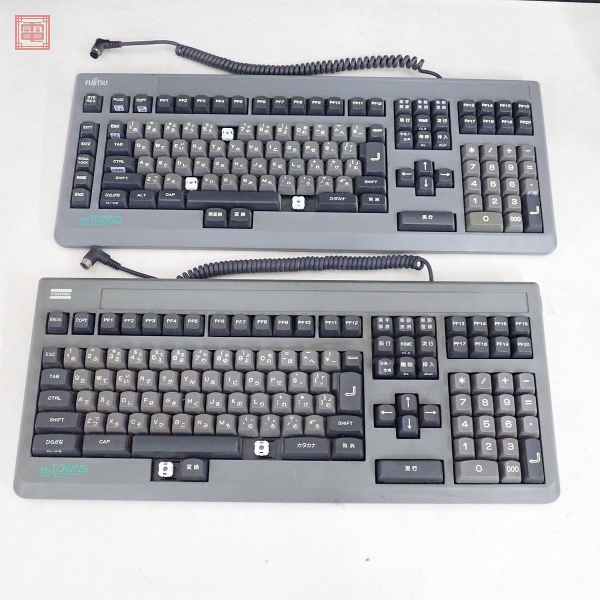 Yahoo!オークション - FM TOWNS キーボード FMT-KB105/KB107 2個 Yahoo!オークション - FM TOWNS キーボード FMT-KB105/KB107 2個