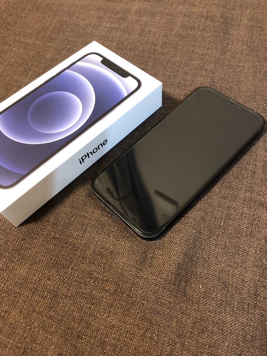 送料無料~美品!iPhone 12~本体64GB~SIMフリー~ブラック~ドコモ