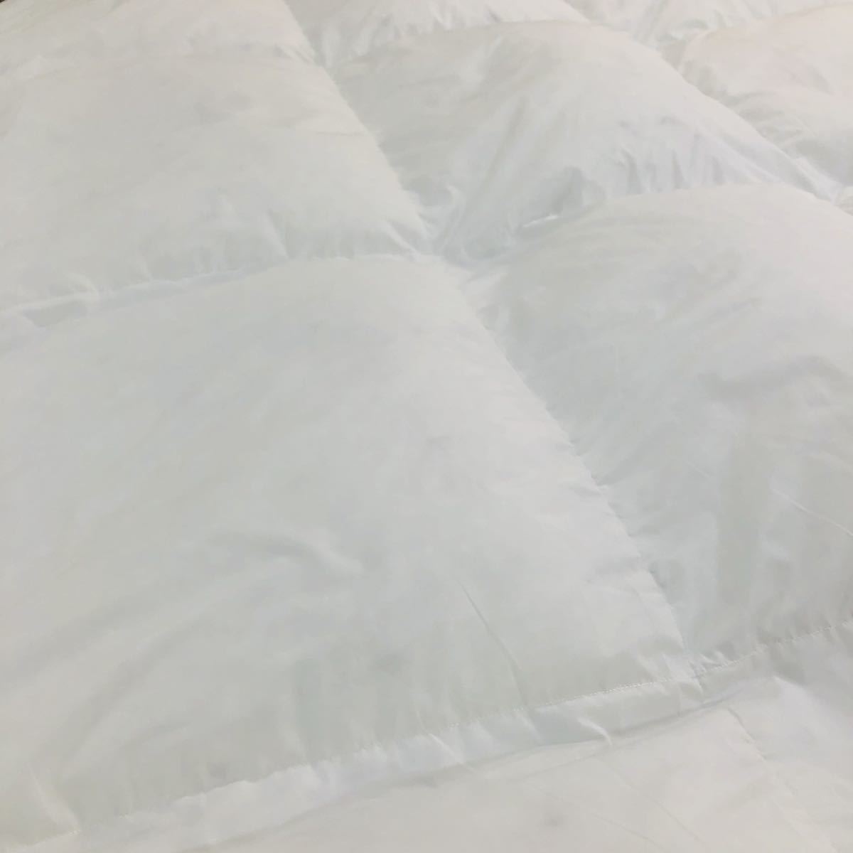 羽毛布団 ダブル ニューゴールド 白色 日本製 190×210cm 特別価格の画像2