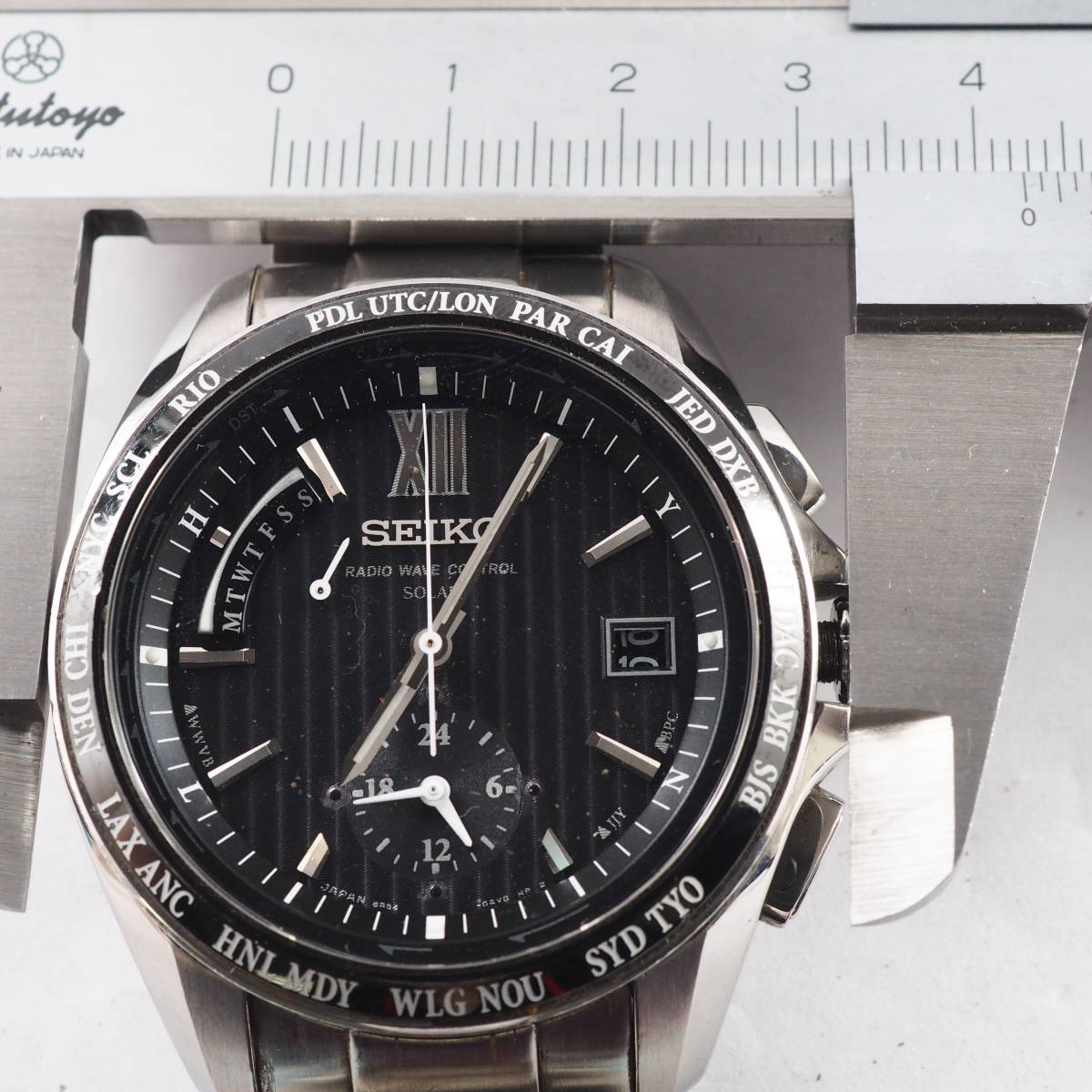 セイコー ブライツ ワールドタイム 8B54-0AW0 SEIKO 電波 セイコー ブライツ ワールドタイム 8B54-0AW0 SEIKO 電波