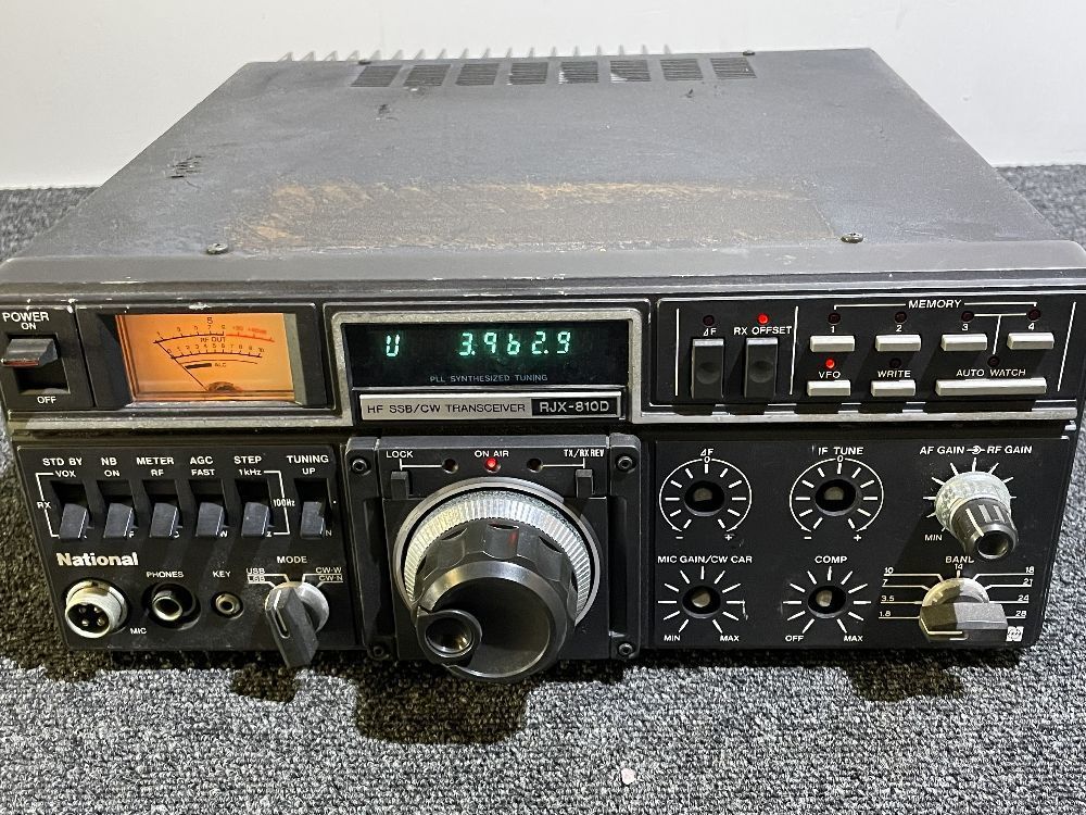 101 National RJX-810D HF SSB/CW TRANSCEIVER / 無線機 トランシーバー ナショナル