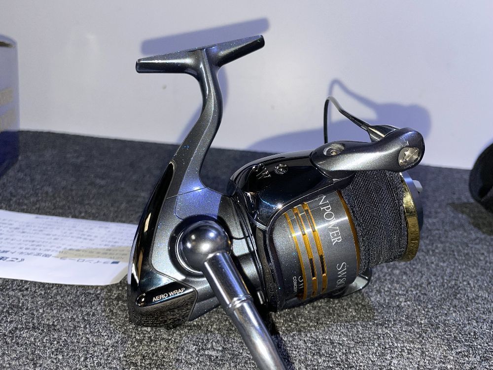 188■□ SHIMANO TWIN POWER SW 8000HG スピニングリール / シマノ ツインパワー / ショアジギング ジギング キャスティング □■_画像6