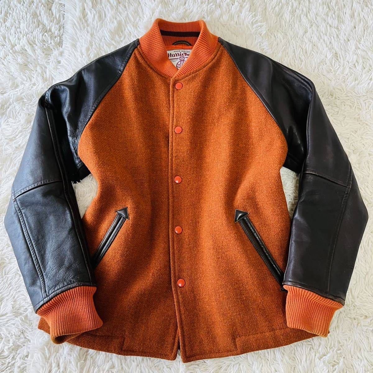 希少 Paul Smith Jeans スタジャン ハリスツイード ノバチェック