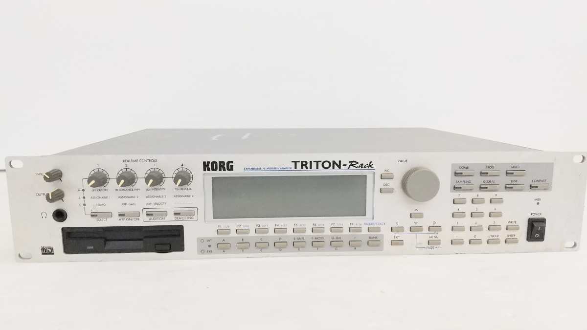 M20F0749/KORG コルグ TRITON-RACK 音源モジュール【電源ケーブル欠品