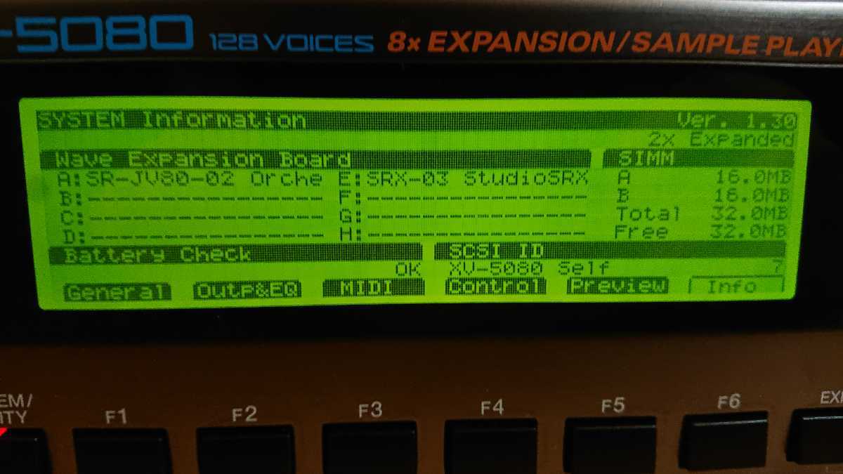 Roland XV-5080 ジャンク エクスパンションボード付き | monsterdog.com.br