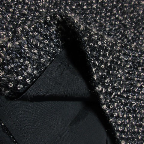 ドレステリア DRESSTERIOR スカート ツイード フレア ひざ丈 36 黒 ブラック 220326AO19A_画像8