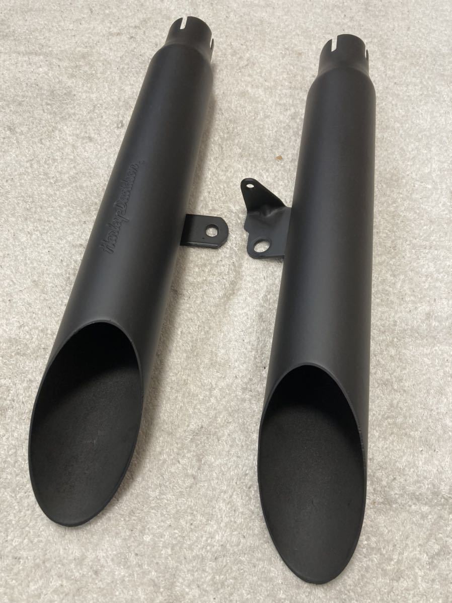 ハーレー XL スポーツスター 2.5inch 純正北米マフラーブラック HD刻印