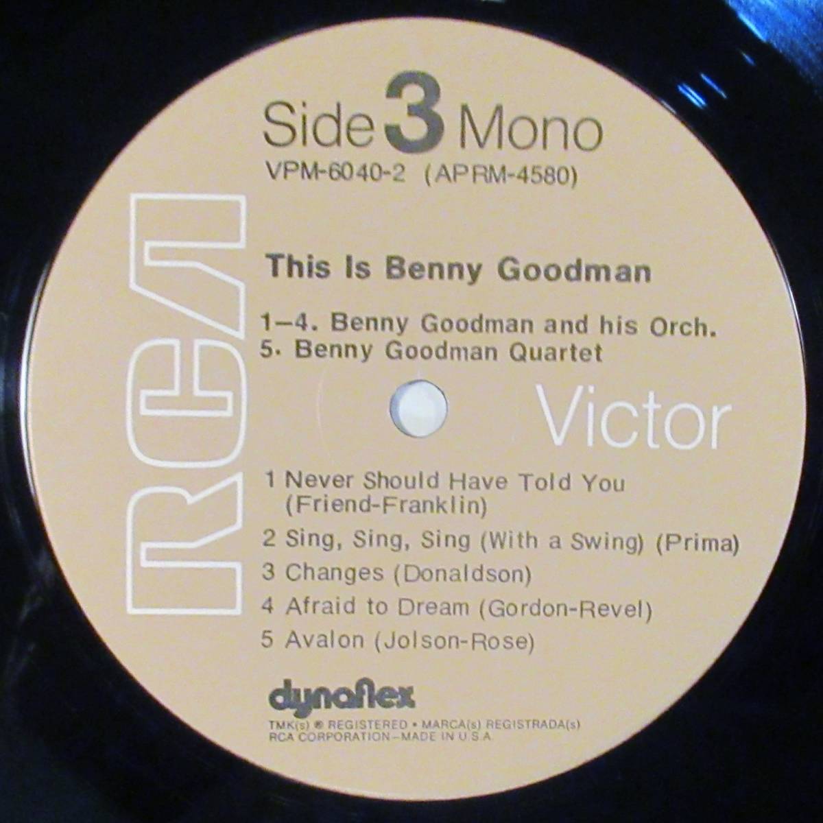 レコード〈LP〉ベニー・グッドマン（BENNY GOODMAN）THIS IS BENNY GOODMAN（2枚組）_画像8