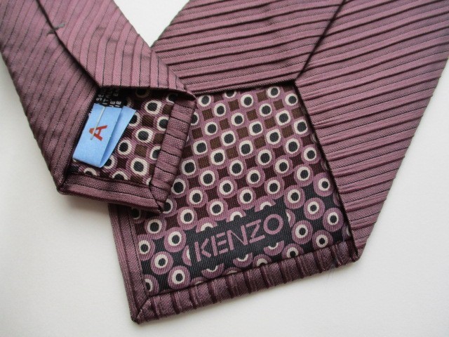 ケンゾー KENZO 輸入品 シルク ネクタイ イタリア製 美品