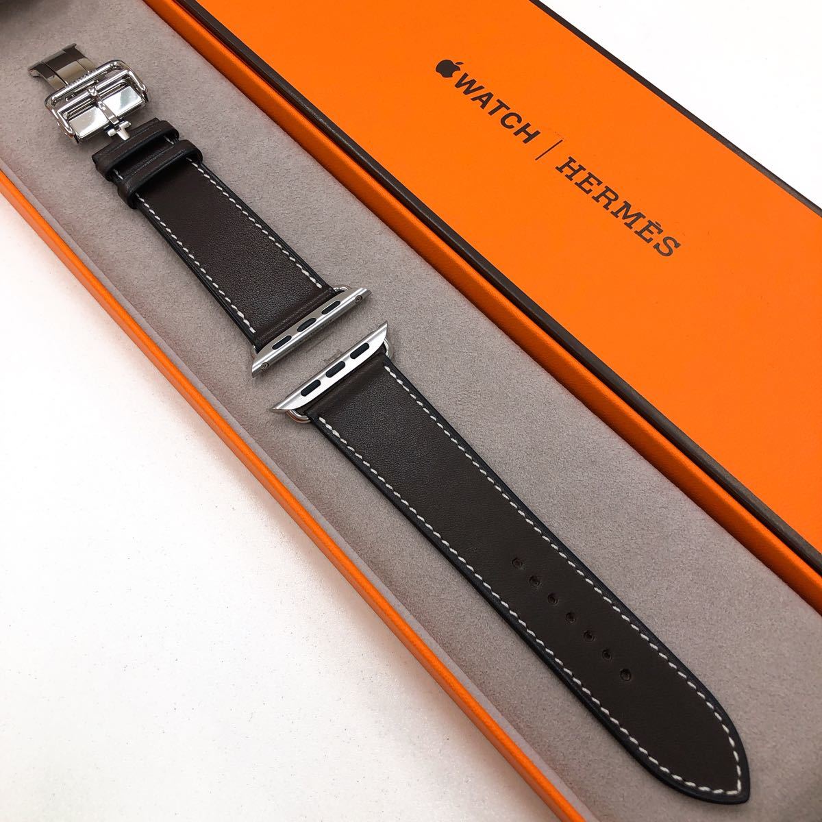 Apple Watch HERMES レザー ベルト-