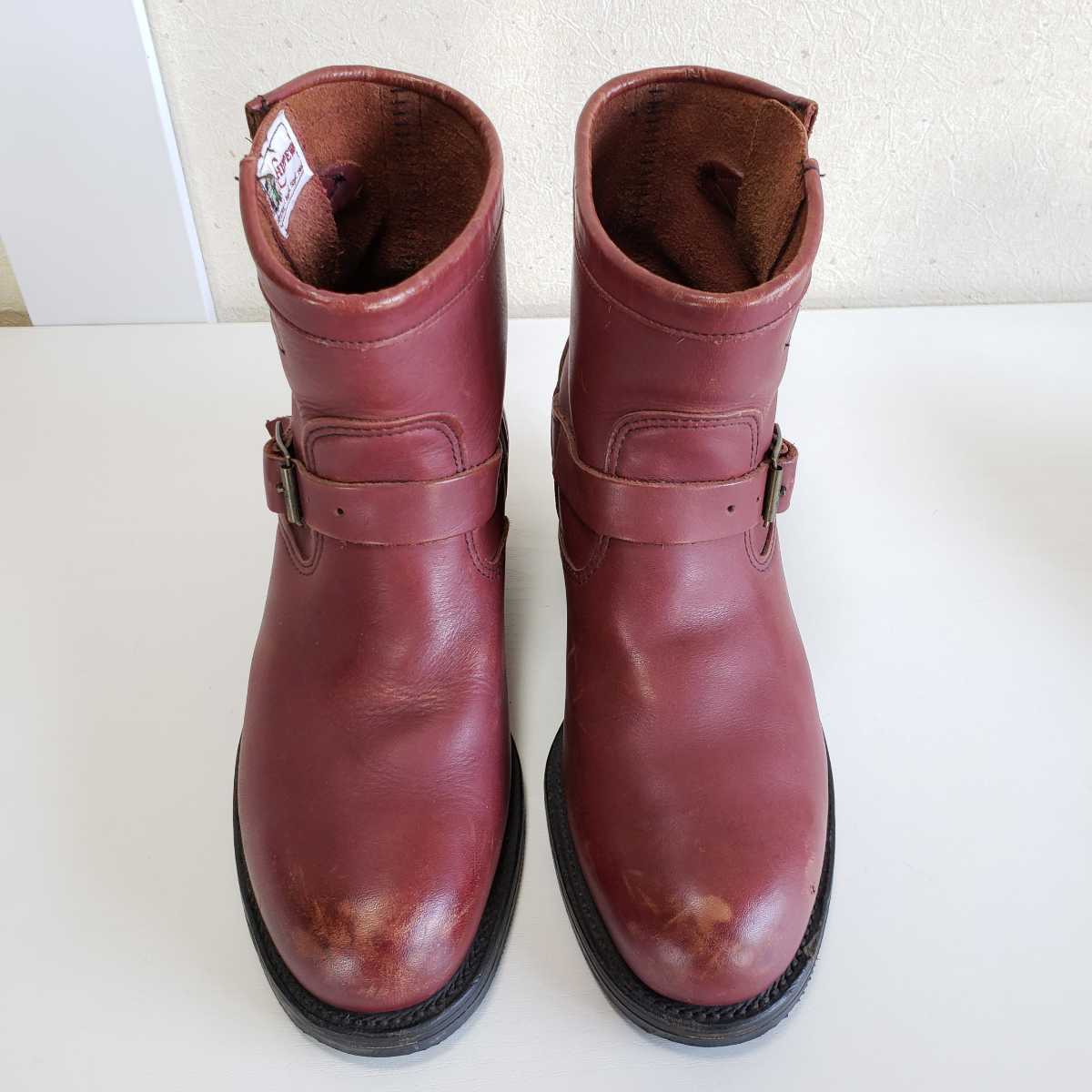 PT91◇ヴィンテージ CHIPPEWA チペワ レザー ビブラムソール ショート