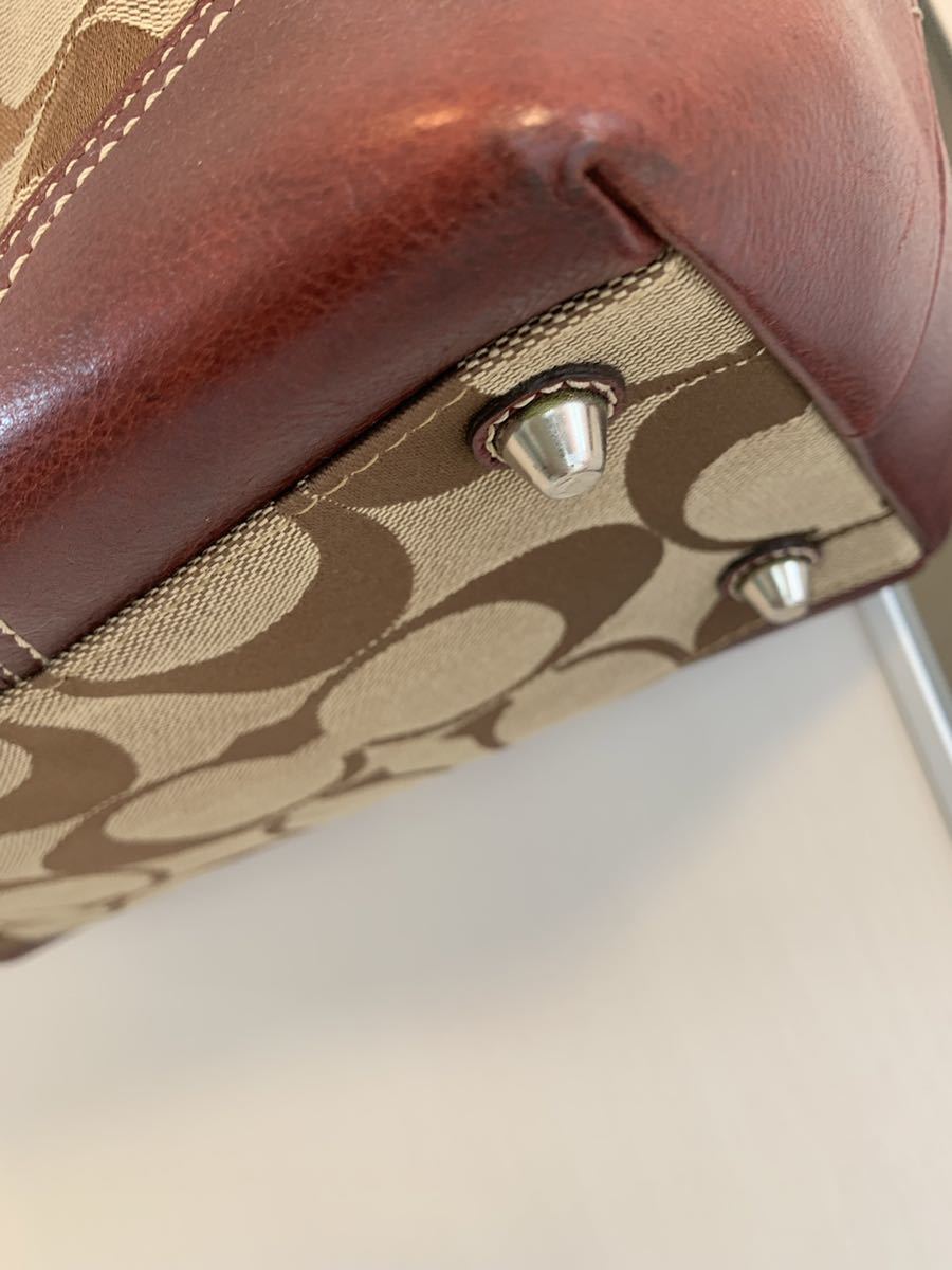 COACH コーチ トートバッグ美品 ボルドー トート パイソン82000円の品