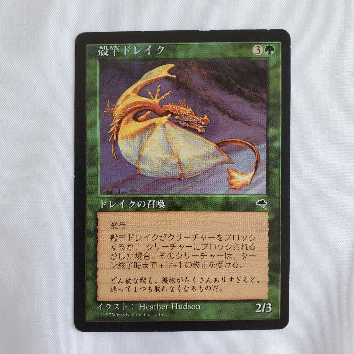 ○★MTG★殻竿ドレイク★マジック・ザ・ギャザリング★テンペスト★1997年★保管品★_画像1