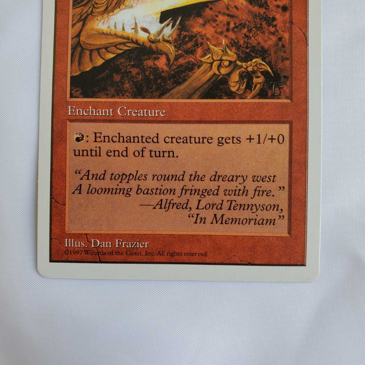 ○★MTG★Firebreathing　炎のブレス★マジック・ザ・ギャザリング★基本セット第5版★1997年★保管品★_画像4