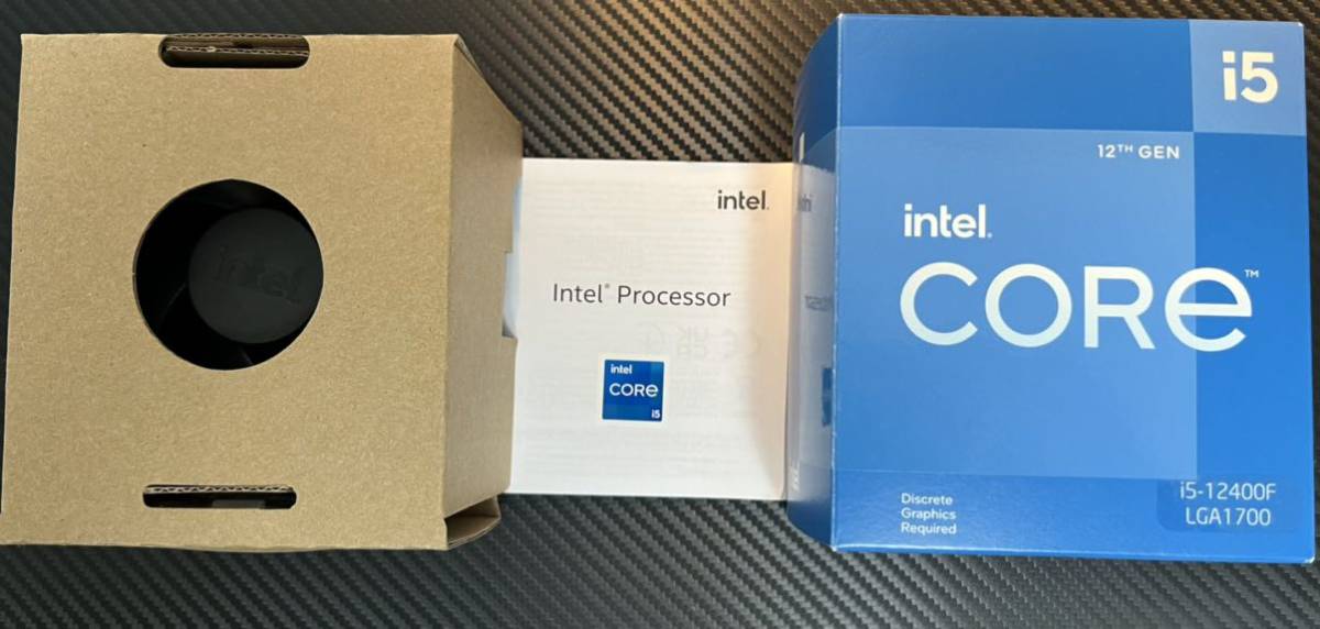 使用期間短 intel Core i5-12400F インテル CPU 第12世代 動作確認済み
