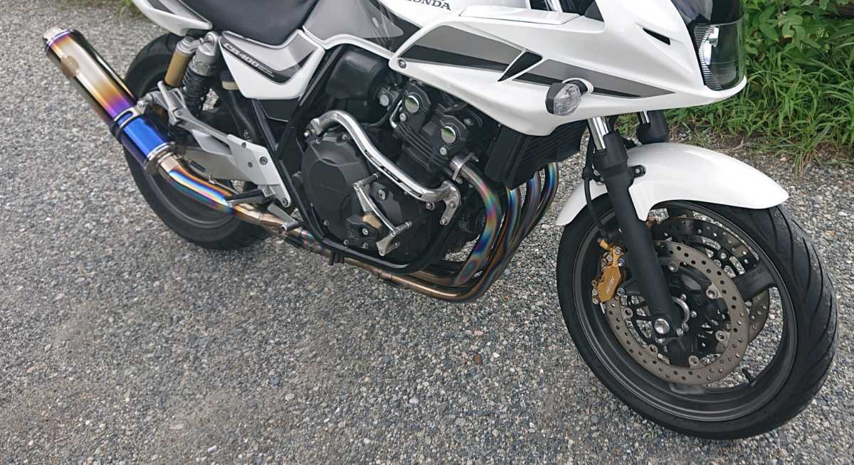 ランキング第1位 アールズギアワイバンチタンマフラーCB400SF NC42