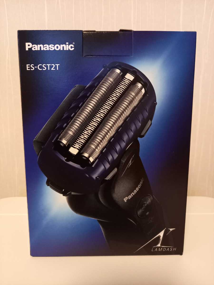 新品未使用 Panasonic ES-CST2T-A（青）3枚刃 リニアシェーバー_画像3