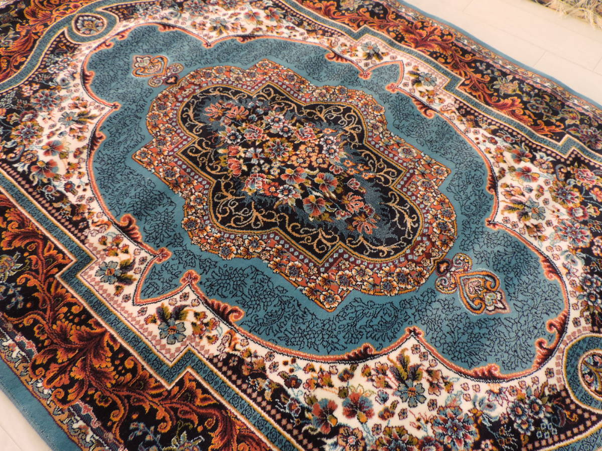 ペルシャ絨毯 玄関マット 150×100cm カーペット ラグ 100万 ペルシャ絨毯 玄関マット 150×100cm カーペット ラグ 100万