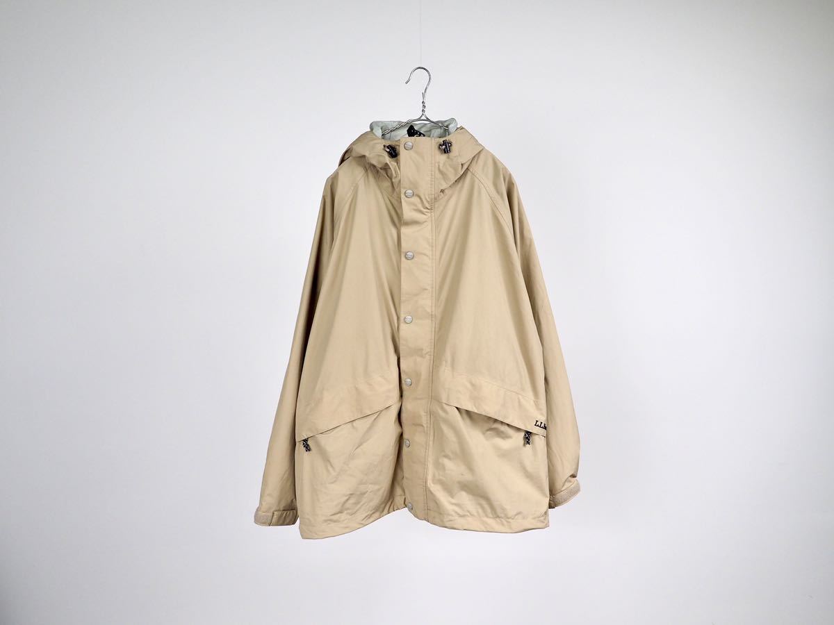 GORE-TEX 90s L.L.Bean STOWAWAY ナイロンジャケット L ベージュ GORE-TEX 90s L.L.Bean STOWAWAY ナイロンジャケット L ベージュ