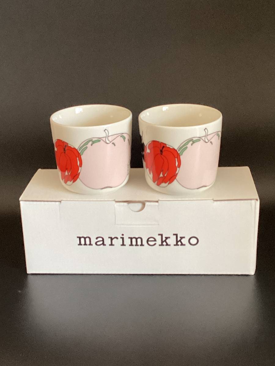 [ не использовался ] Marimekko tarufli(2 шт. комплект в коробке ) Latte кружка marimekko