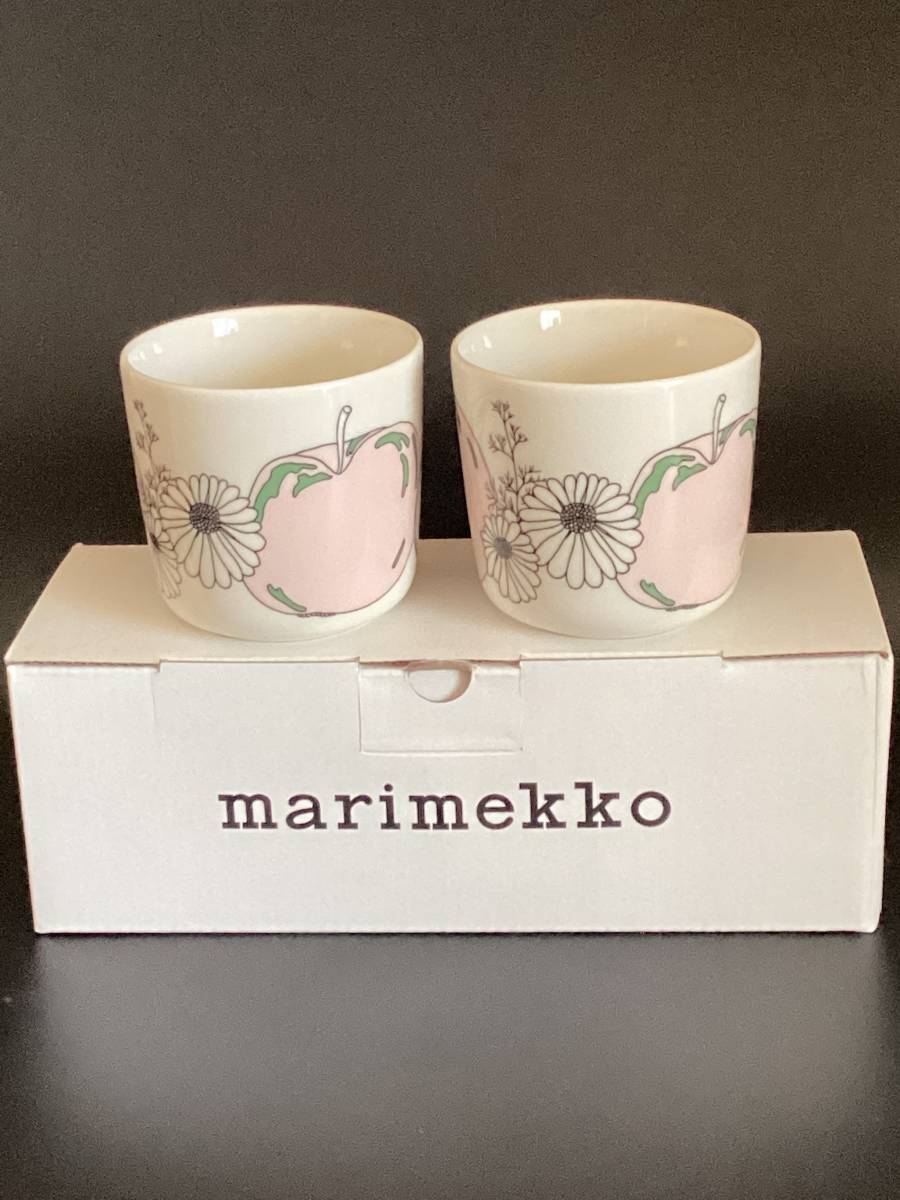 [ не использовался ] Marimekko tarufli(2 шт. комплект в коробке ) Latte кружка marimekko