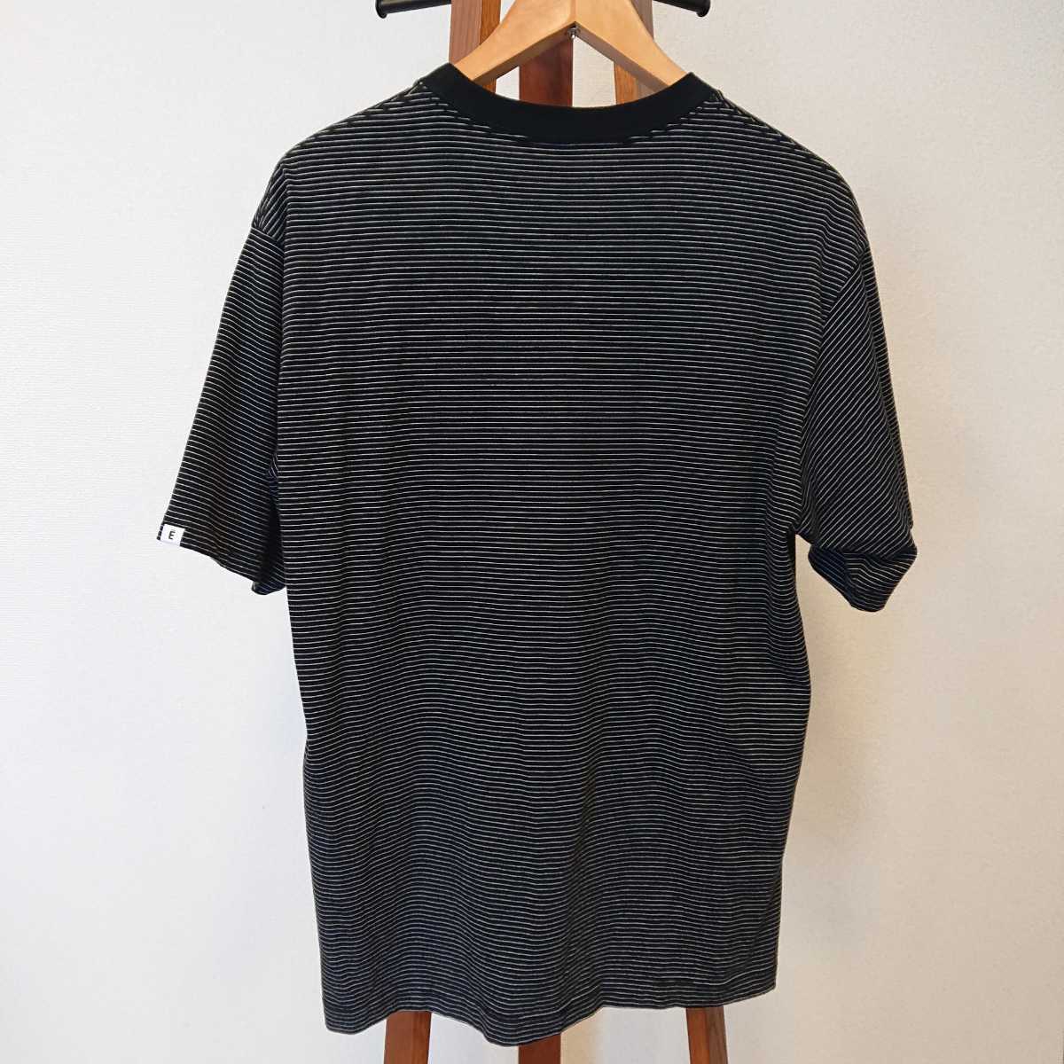 ennoy エンノイ Border T-Shirts ボーダー Tシャツ BLACK size M