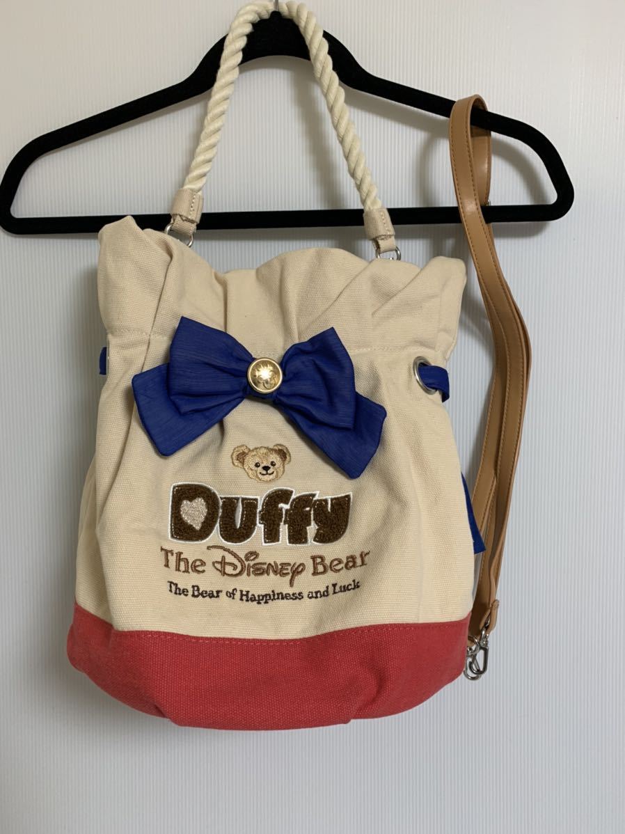 Tds Duffy 東京ディズニーシー ダッフィー ダッフルバッグ トートバッグ 2way ショルダー かばん 擦れたたみ跡等 ダッフィー 売買されたオークション情報 Yahooの商品情報をアーカイブ公開 オークファン Aucfan Com