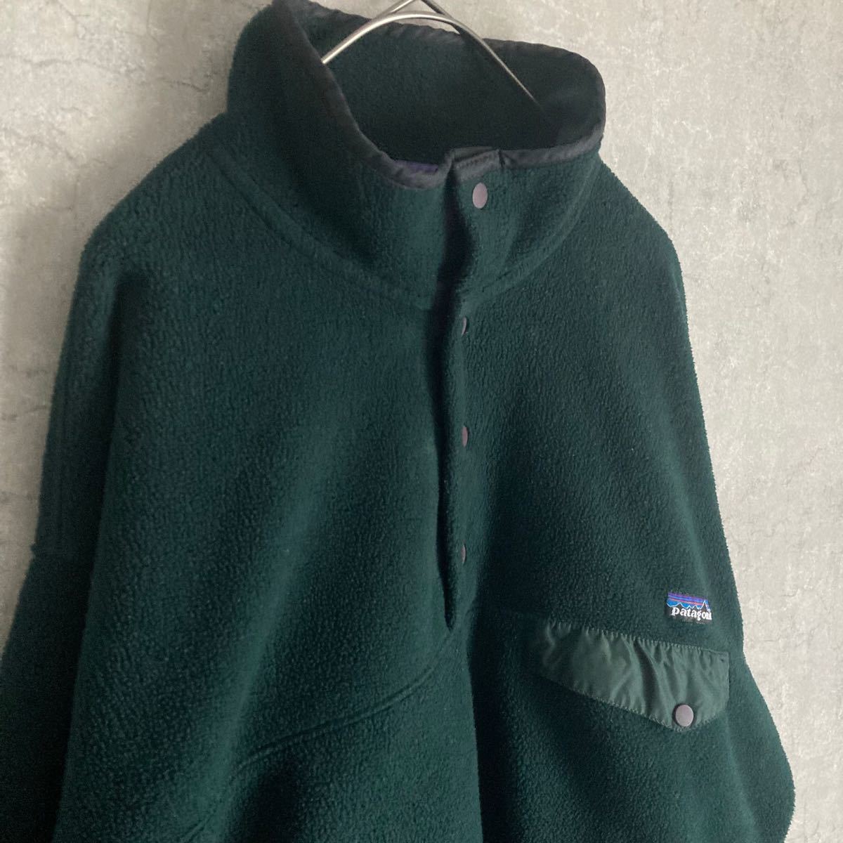値引きする 極希少 90s Patagonia 雪あり グリーン 緑 L フリース 数量限定在庫あります usa製 パタゴニア スナップt アメリカ製 レア 濃緑 緑 フリース XL その他