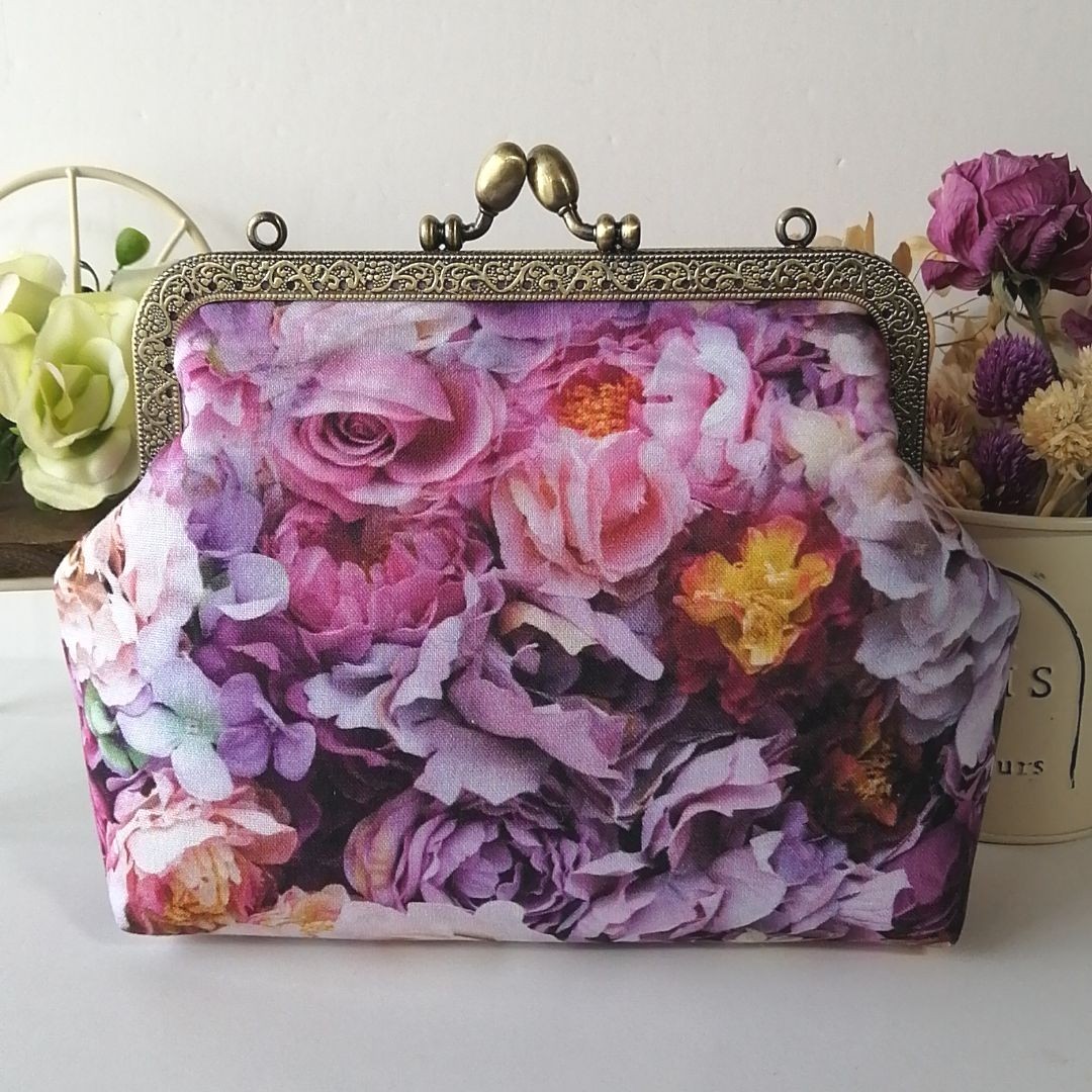 定番継続秋冬 薔薇柄 がま口ポーチ ハンドメイド 購入特典付き-ファッション,レディースファッション - www.writeawriting.com 定番継続秋冬 薔薇柄 がま口ポーチ ハンドメイド 購入特典付き-ファッション,レディースファッション - www.writeawriting.com