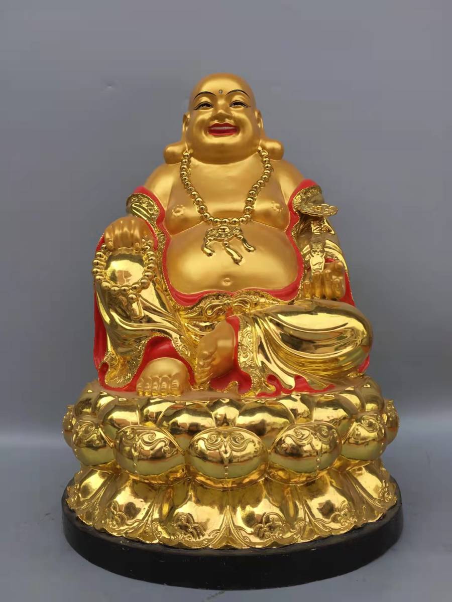 仏像 貼金 弥勒仏 弥勒菩薩 未來仏 仏教 賞物 置物 極上珍品 5 S 超歓迎