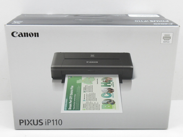 n16844-ty 未開封○Canon キャノン PIXUS インクジェットプリンター ip110 モバイルコンパクト [093-220323] 