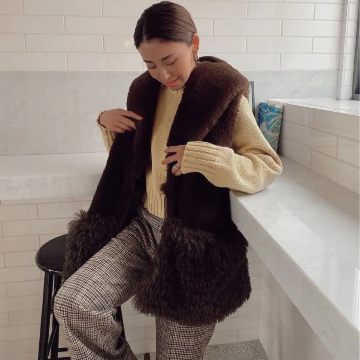 alexiastam アリシアスタン ファーベスト ブラウン csosuprimentos.com.br