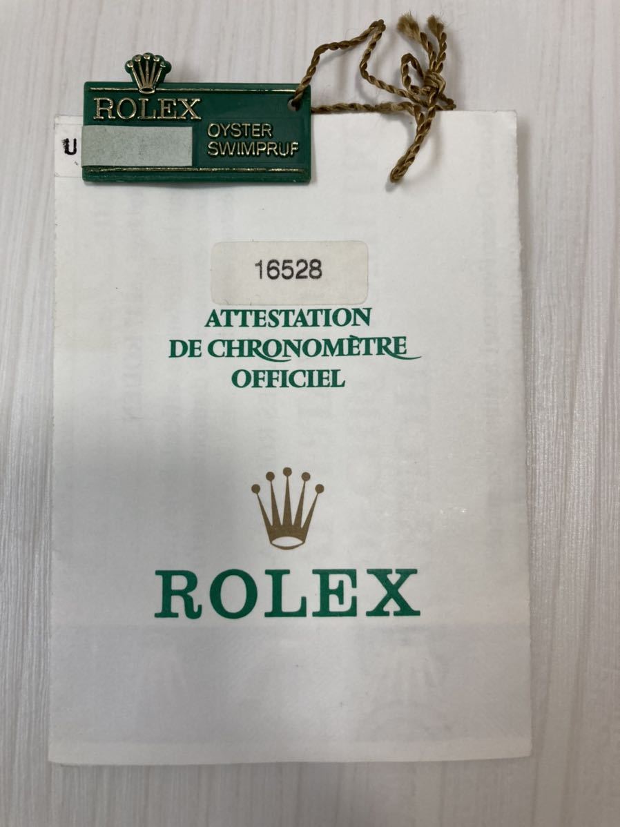 ロレックス デイトナ ROLEX 16528 パスケース ギャランティー保証書