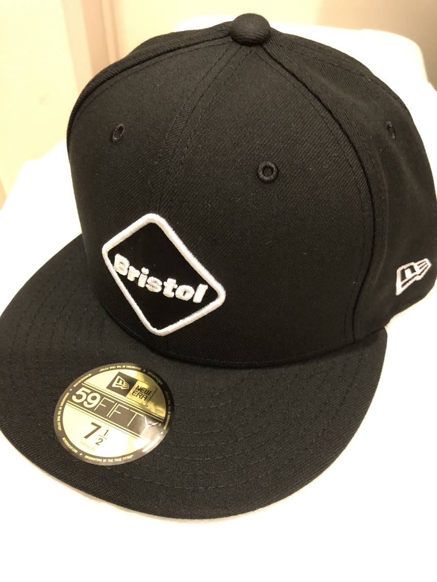 新品正規】黒 7 1/2 / 19aw F.C.Real Bristol NEW ERA EMBLEM 59FIFTY