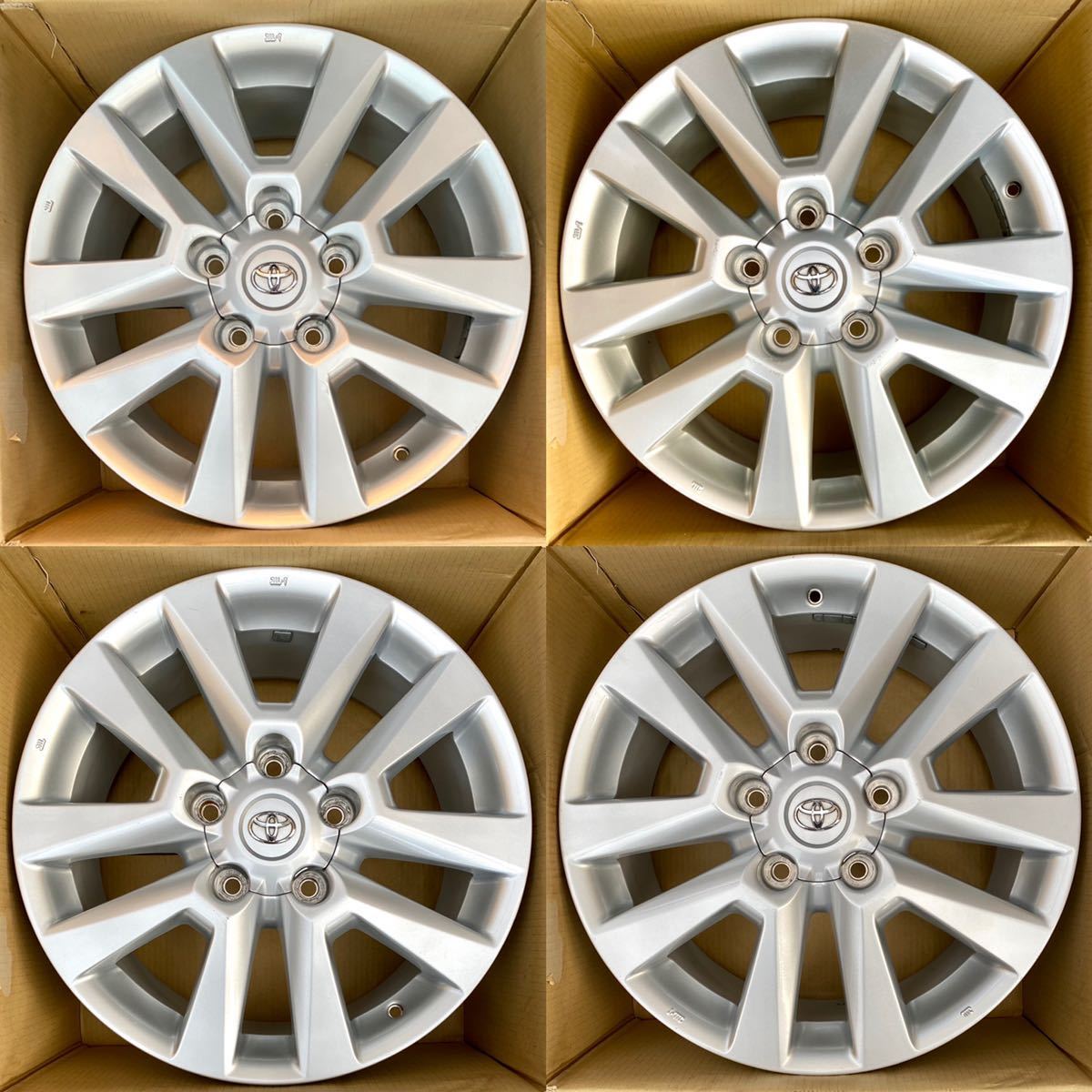 即決◇美品◇トヨタ ランドクルーザー200 ZX 後期 純正ホイール 20