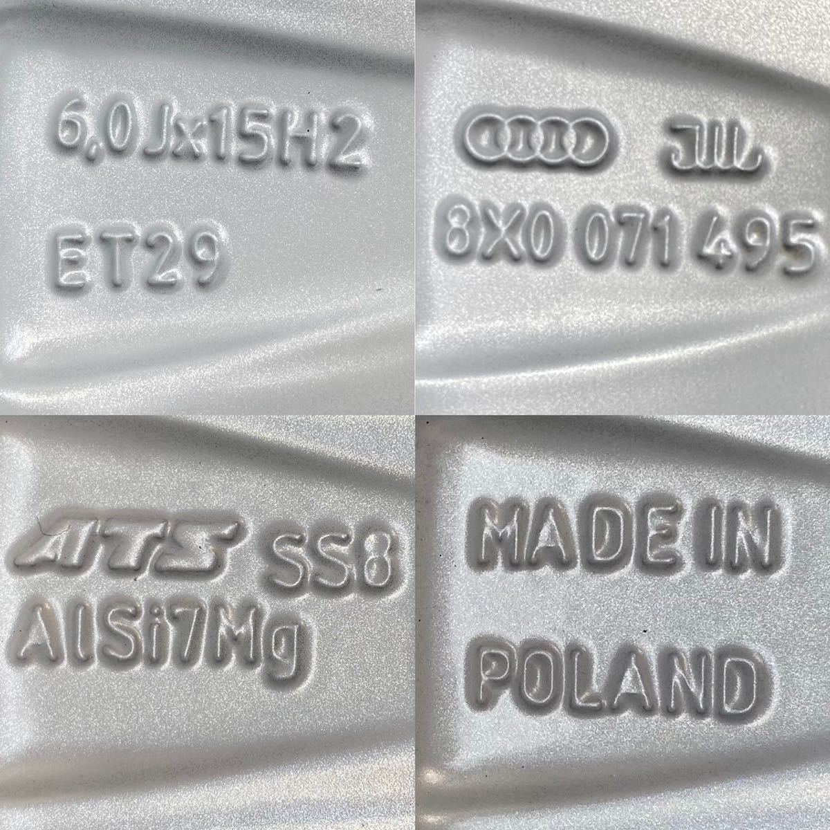 即決◇納車外し近い◇極上美品◇AUDI アウディ A1 (8X) 純正ホイール15