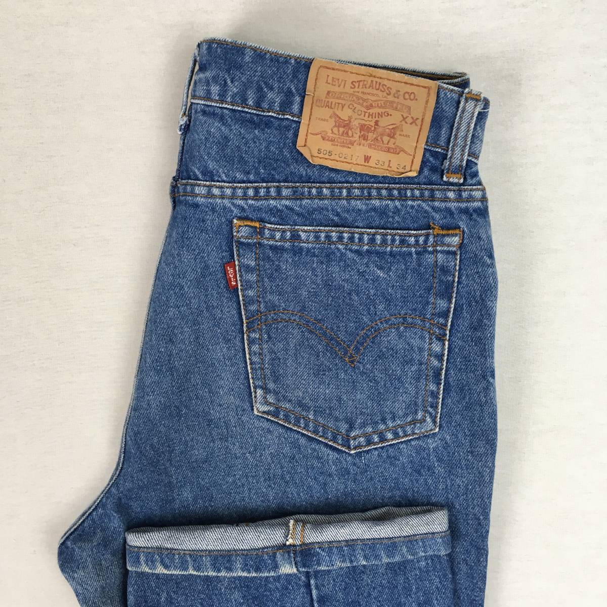 超話題新作 【80s】Levi's リーバイス 505-0217 505-02 88年 デニム