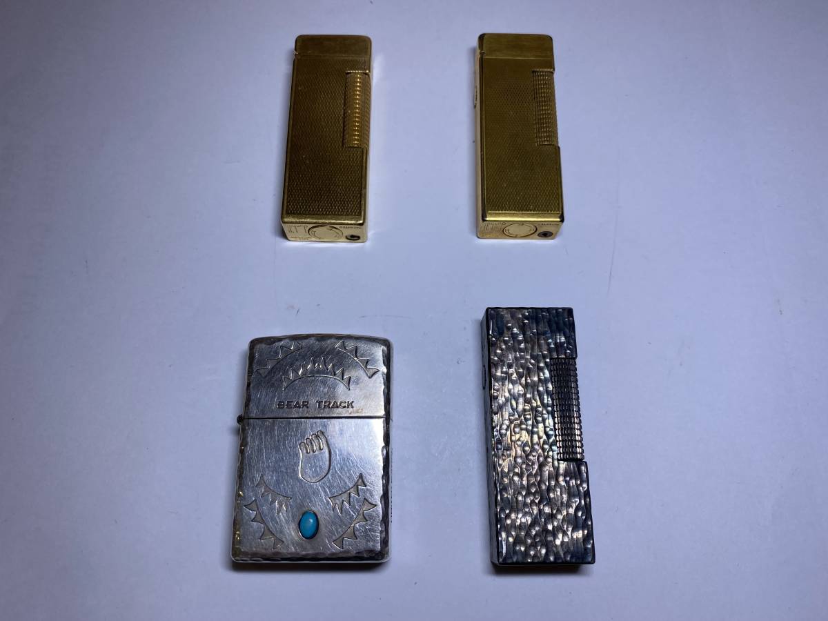 ☆ジッポ Zippo ダンヒル Dunhill ゴールド シルバー 4本 まとめ