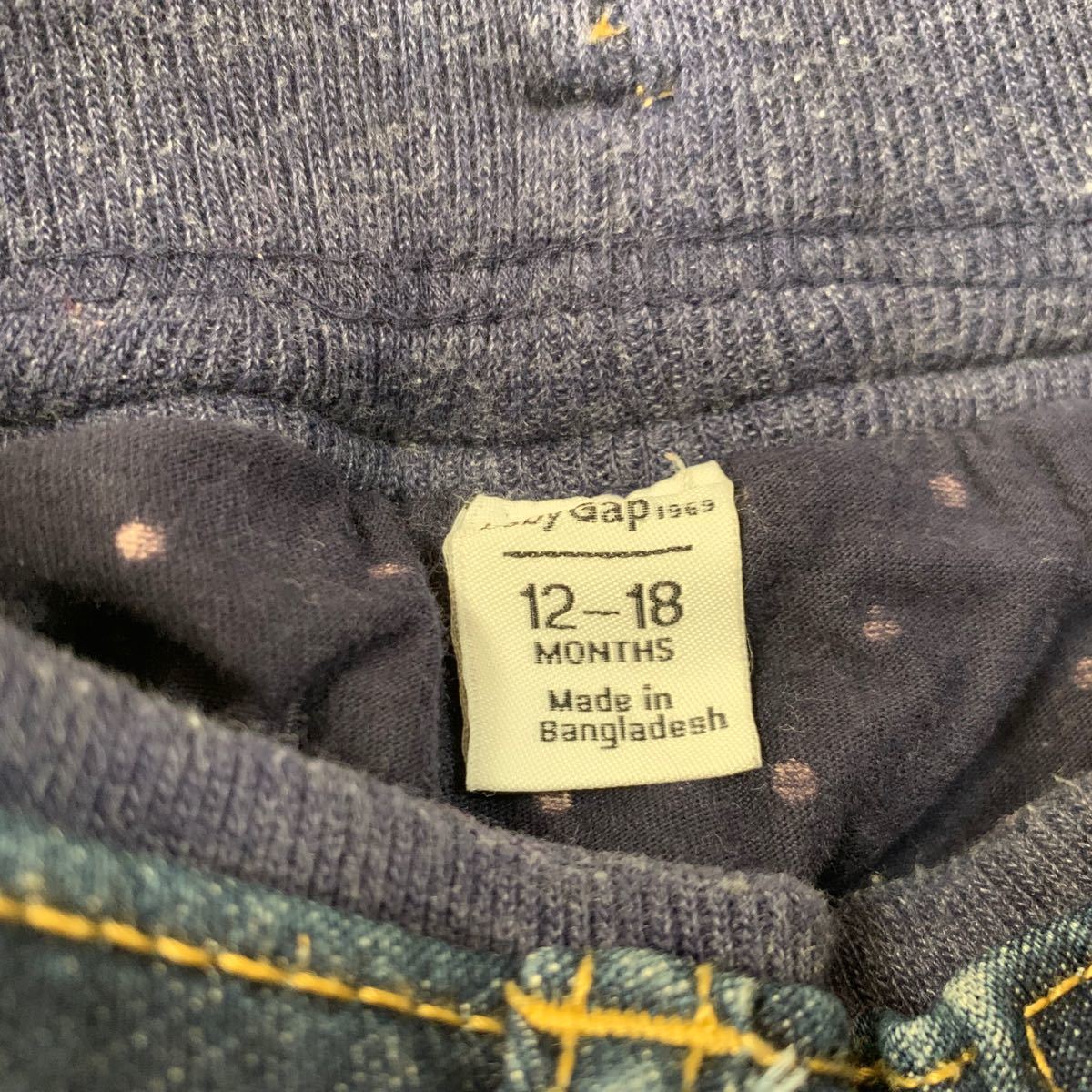 GAP ギャップ　デニムスカート デニムミニスカート　M12〜M18  1歳　1歳半　ドット　かわいい