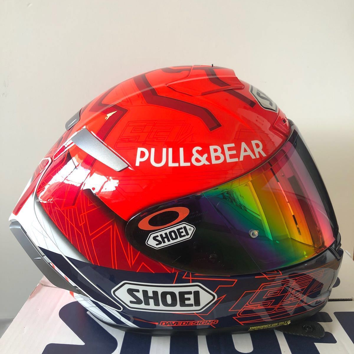 SHOEI ショウエイ X-Fourteen マルケス6 ヘルメット レプリカ SHOEI ショウエイ X-Fourteen マルケス6 ヘルメット レプリカ
