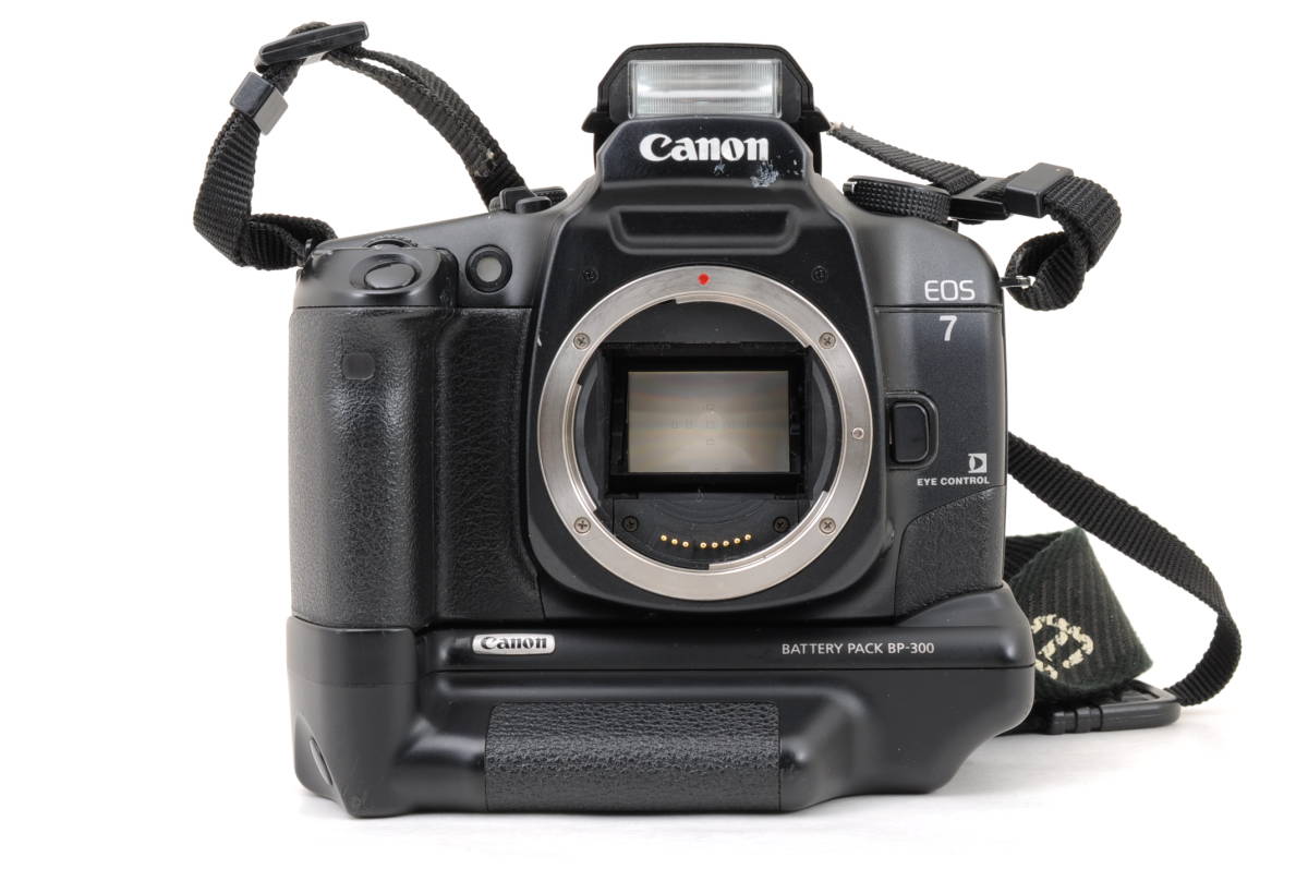 高級品市場 キャノン（Canon ）一眼レフ 新品電池付き EOS7 フィルム 