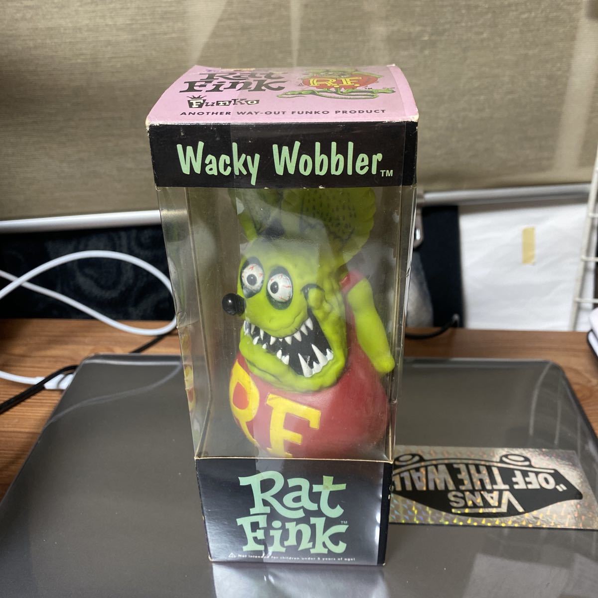 ラットフィンク FUNKO ファンコ RATFINK 旧箱　ボビングヘッド　フィギュア　グリーンFINK_画像1