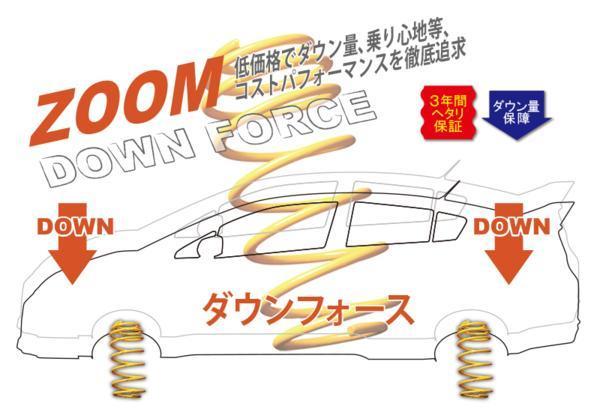 [ZOOM]L250V ミラ・ミラアヴィ(2WD)用ダウンサス スプリング