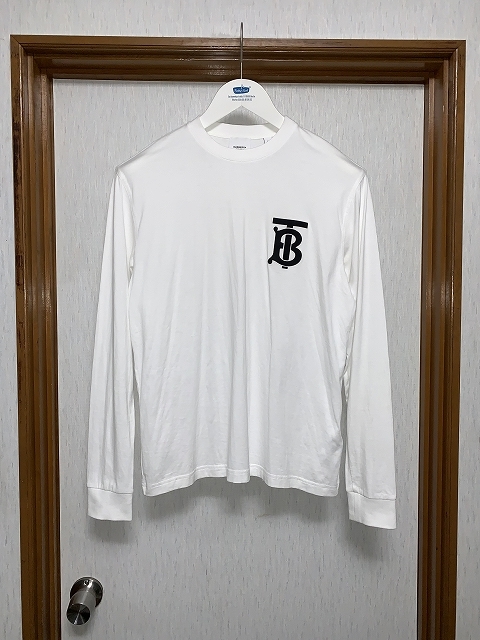 XS 美品 BURBERRY TB ロングスリーブ Tシャツ ロンT モノグラム