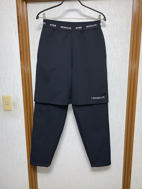 48 新品 2021 4 MONCLER HYKE レイヤードパンツ モンクレール_画像1