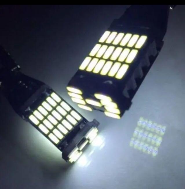 神光8個セット T10 LED 18連/ヘッド部分 3030 1SMD スモールランプ ナンバー灯 ウェッジ球 4個 ＋T16 バックランプ 4個 ホワイト 超爆光