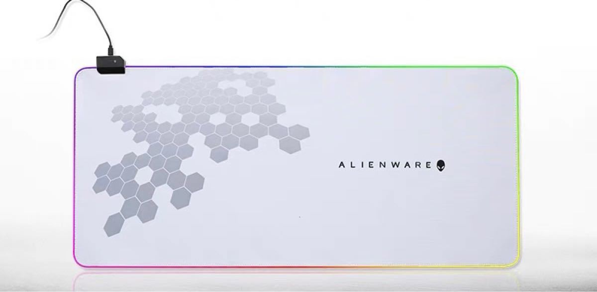 Alienware大型マウスパッド ゲーミングマウスパッド 国内未発売 白