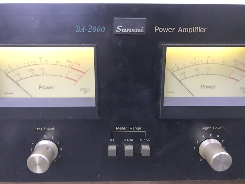 SANSUI BA-2000 パワーアンプ サンスイ S0083 SANSUI BA-2000 パワーアンプ サンスイ S0083
